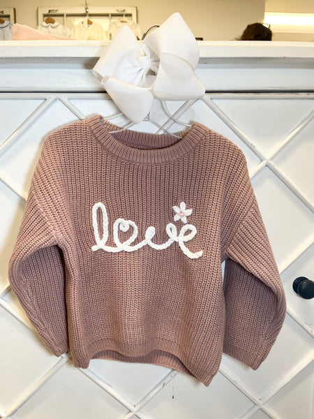 Love Sweater Blush