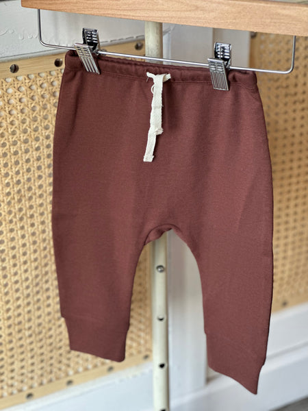 Drawstring Plum Pant