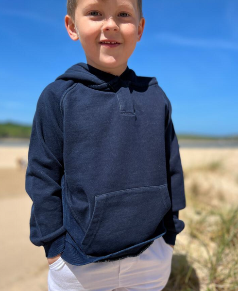 Vintage Navy Hoodie