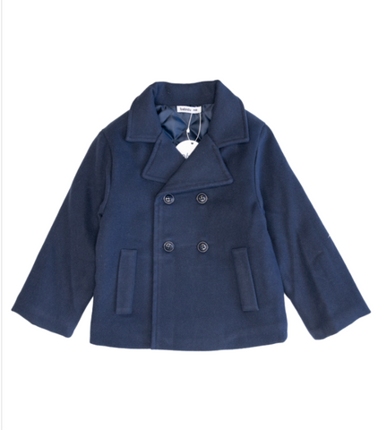 Childrens navy pea sales coat
