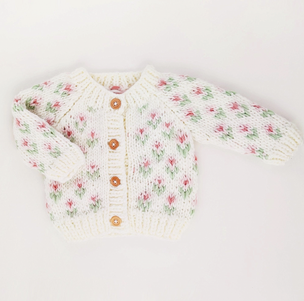 Bitty Blooms Sweater