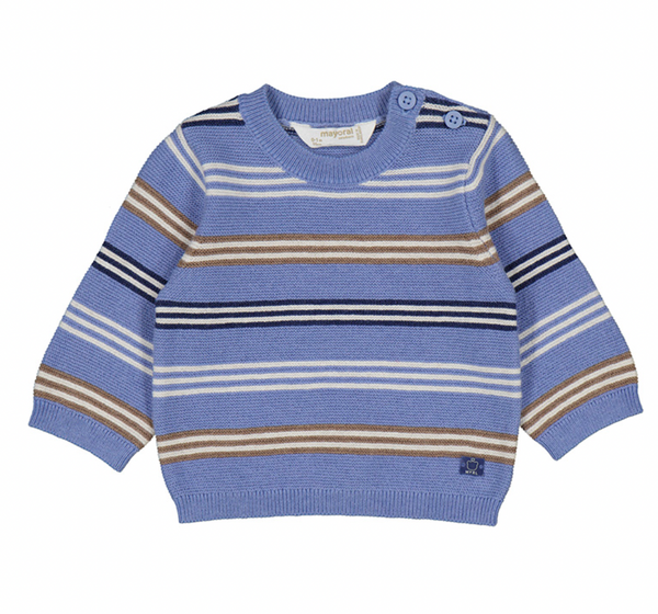 Mayoral Blue Stripes Sweater