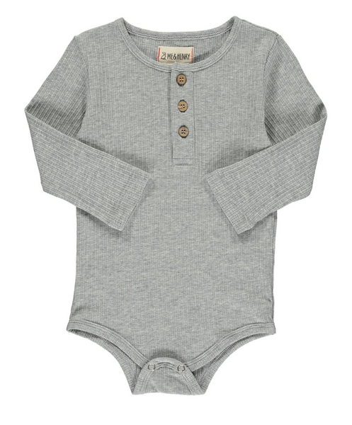 Aynor Gray Rib Onesie