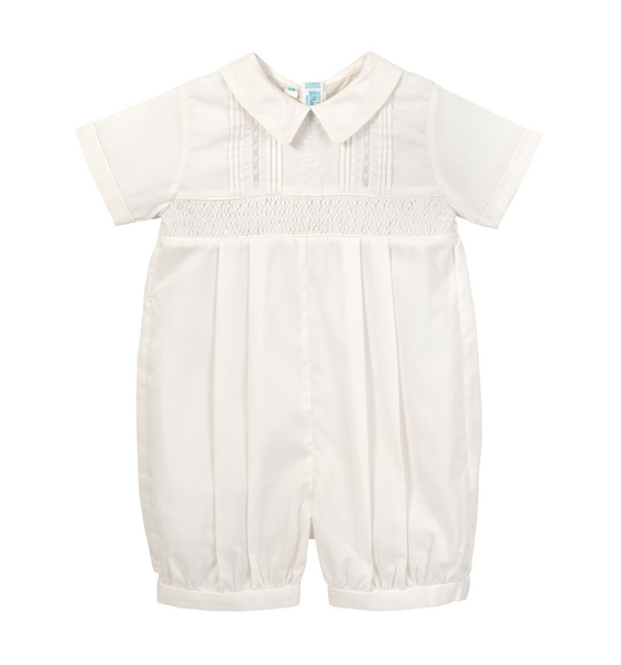 Feltman Boy Wedding Romper-White