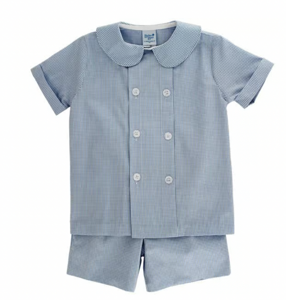 Microcheck Short Set
