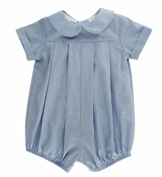 Microcheck Bubble Short Set