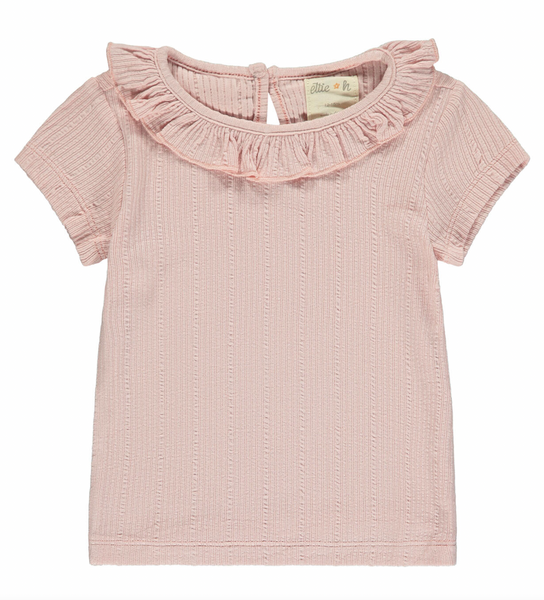 Sophia Ruffle Shirt Pale Pink