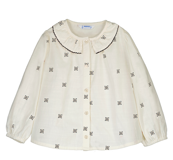 Cream Blouse