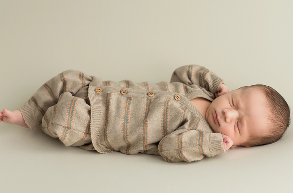 Micu Micu Dots Beige Stripe Set