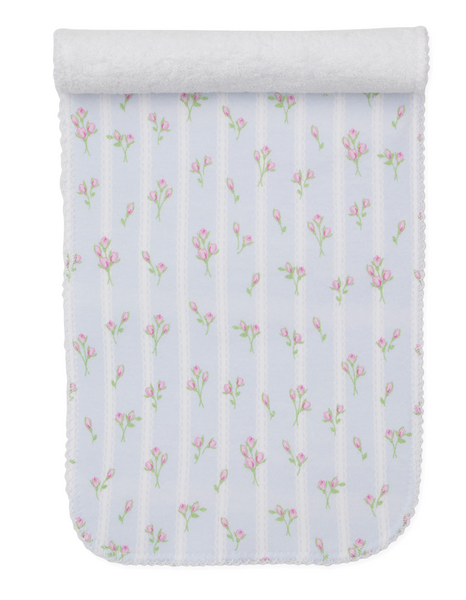 Rosebud Stripe - Blue