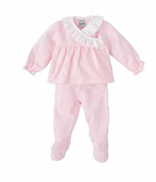 Knit Ruffle Kimono 2pc
