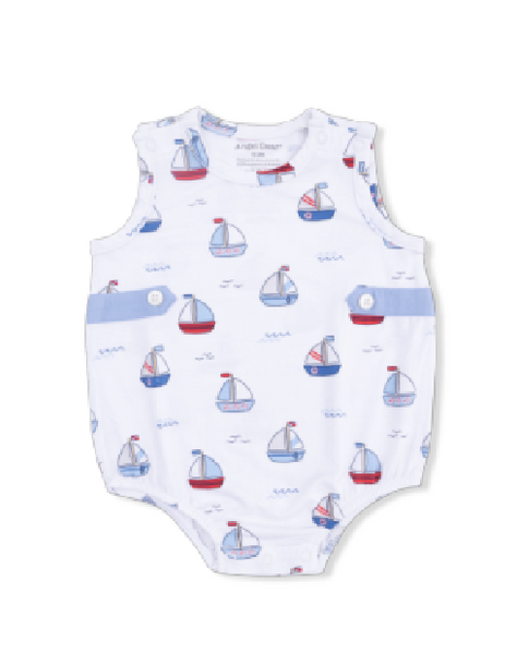 Bubbly Sailboat Stripe