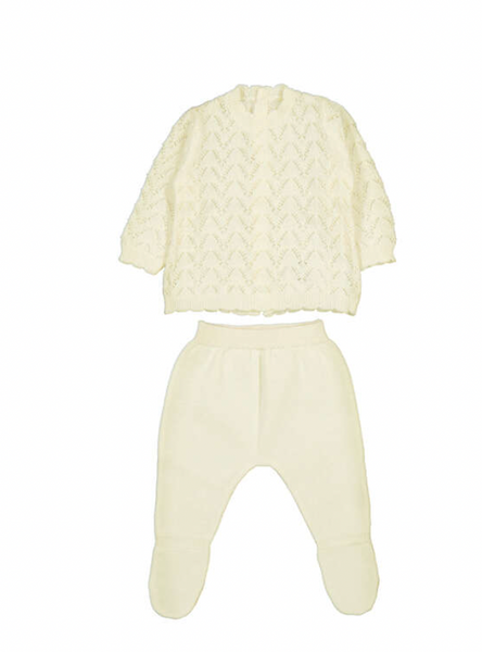 Knit Sweater Set Maize