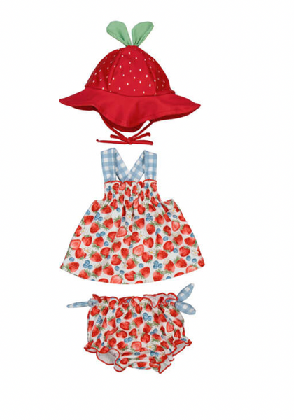 3pc Swim Set Berry