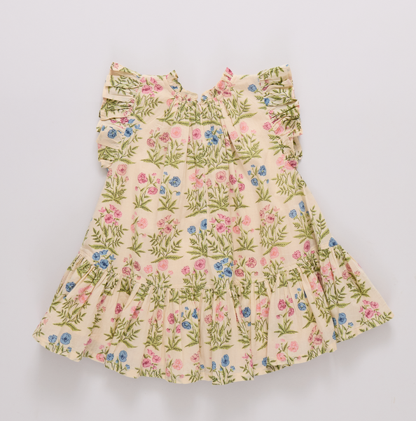 Harper Dress Leafy Floral