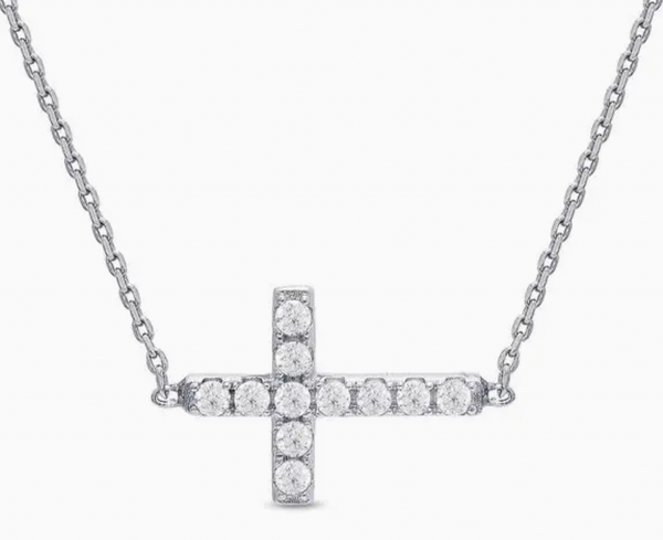Sideways Cross Necklace (Copy)