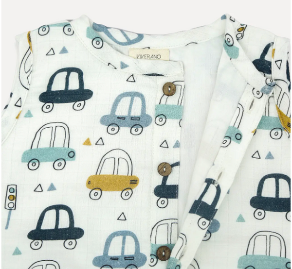 Car Shortie Romper