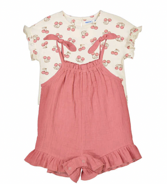 Cherry Romper Set