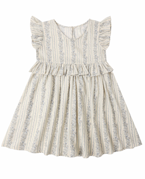 Brielle Dress Blue Floral