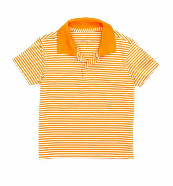 Dallas Polo Orange and White