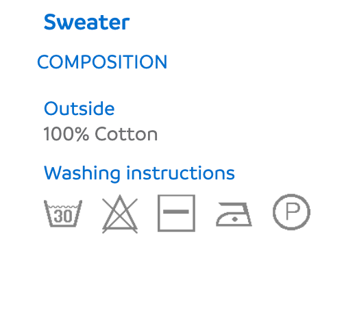 Crewneck Sweater -Rain