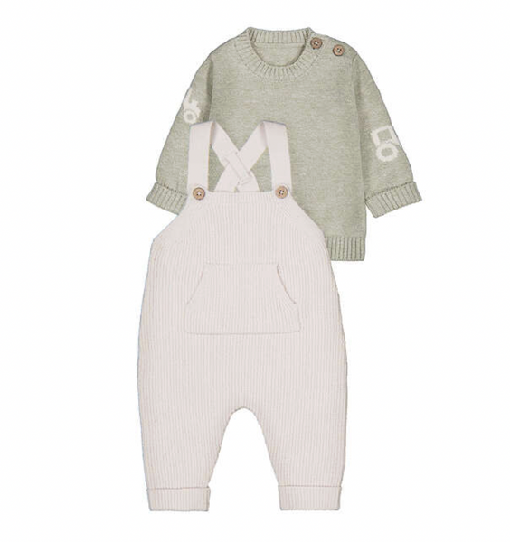 Knit Overall Set Sage