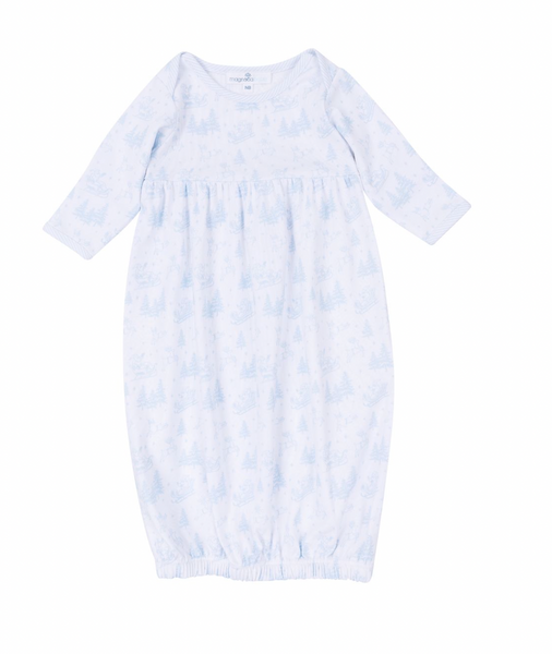 Holiday Toile Gown Set