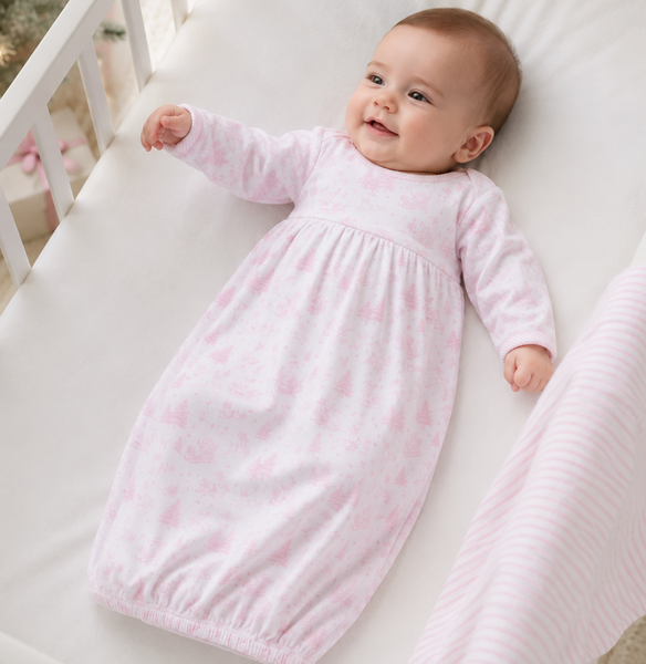 Holiday Toile Gown Set