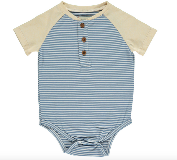 Blue Henley Raglan
