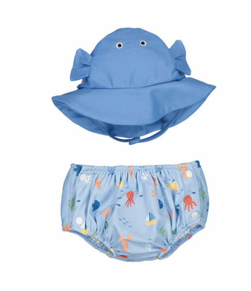 Blue Fish 3 pc Swim Set