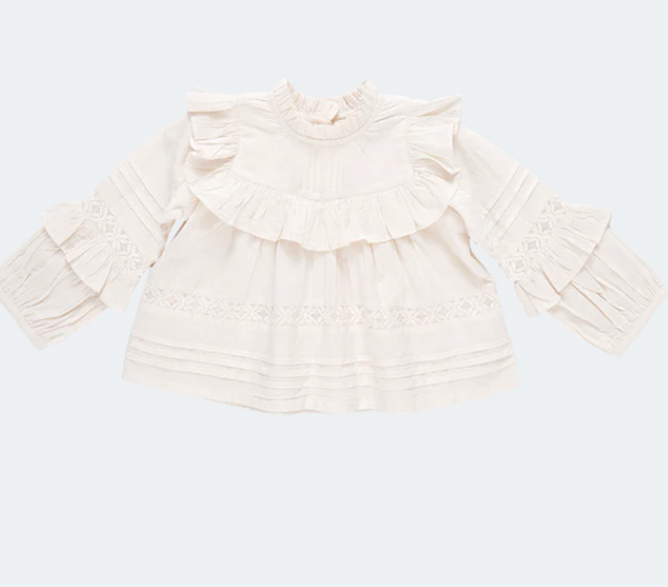 Antique White Lace Top