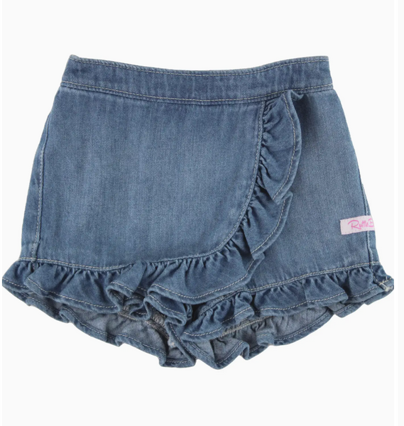 Ruffle Butts Denim Skort