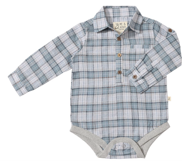 Blue and White Plaid
