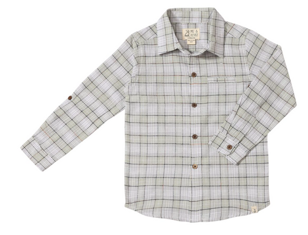 Green and White Plaid