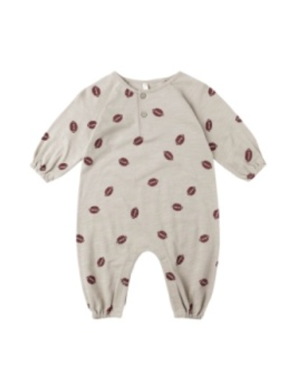 Henley Jumpsuit-Football