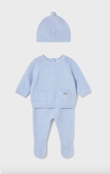 3pc Knit Set-Cielo