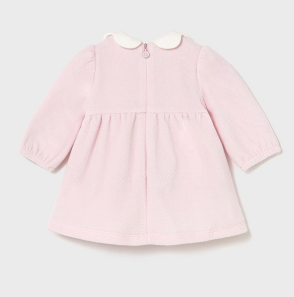 Velour Dress- Baby Pink