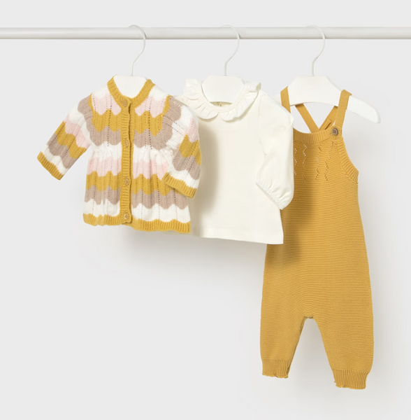 3 Pc Pink/Gold Set