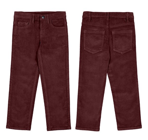 Cord Pants Eggplant