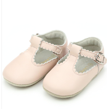 L'Amour Elodie Crib Shoe Pink