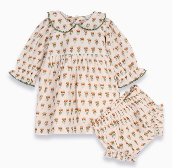 Ina Block Linen Dress