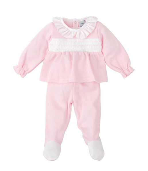 Knit Ruffle Smocked 2pc