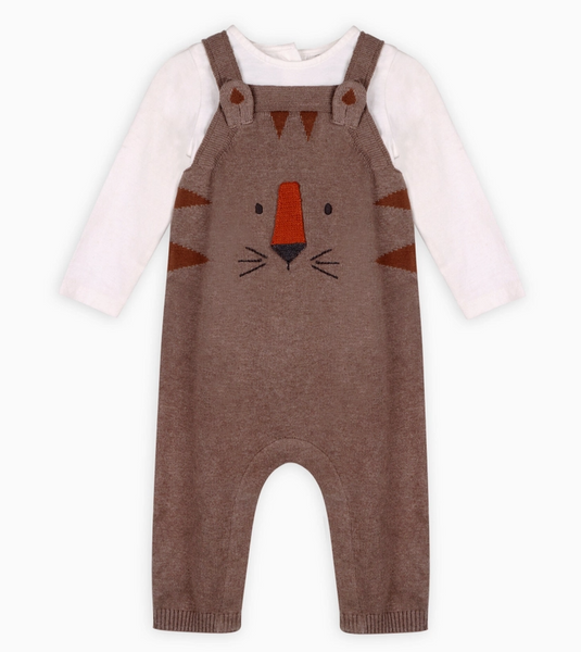 Tiger Jacquard Overall set