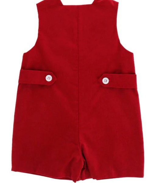Red Corduroy Jon Jon