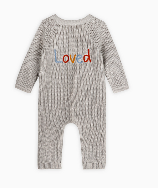 Loved Embroidered Romper