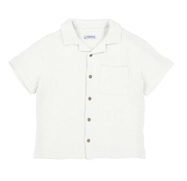 Cream Cotton Shirt