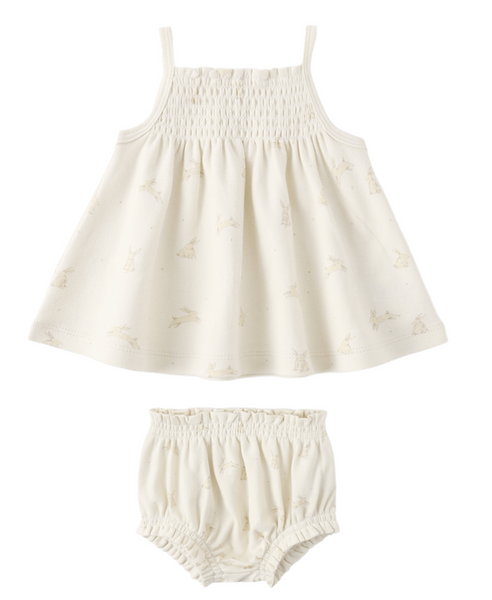 Smocked Tank/Bloomer-Bunnies