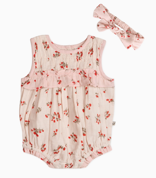 Noor Floral Romper Set