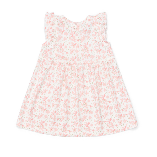 Floral on Cream Dress