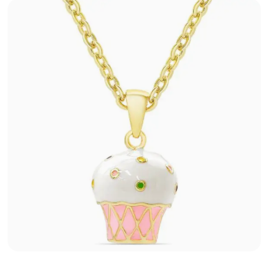 Lily Nily Cupcake Necklace